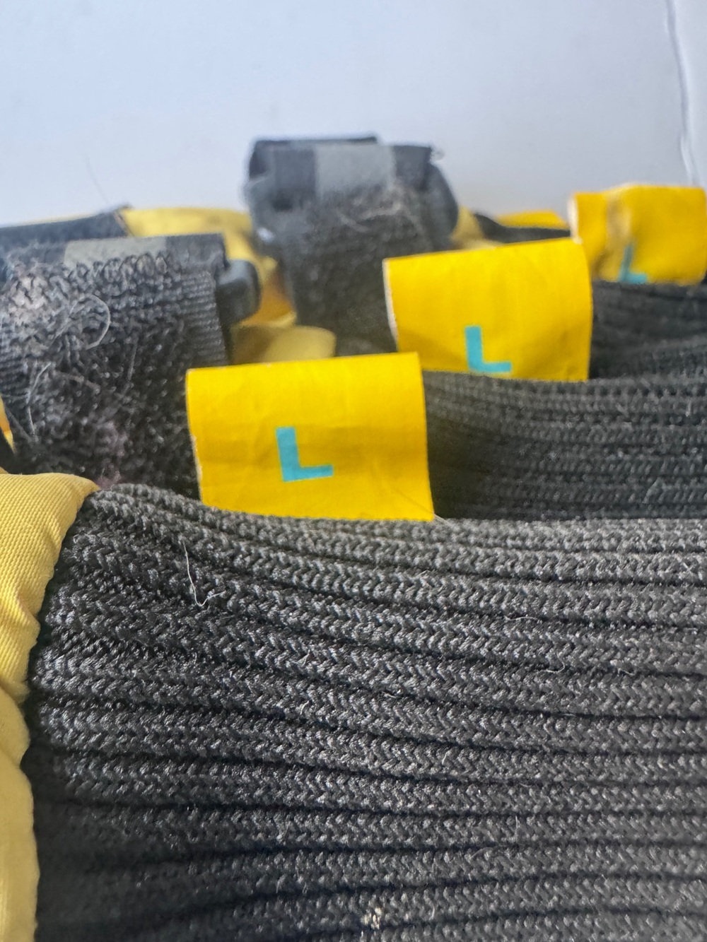 All Terrain Waterproof Reflective Dog Booties • Set of Four (4) • Yellow • LARGE - Picture 4 of 9